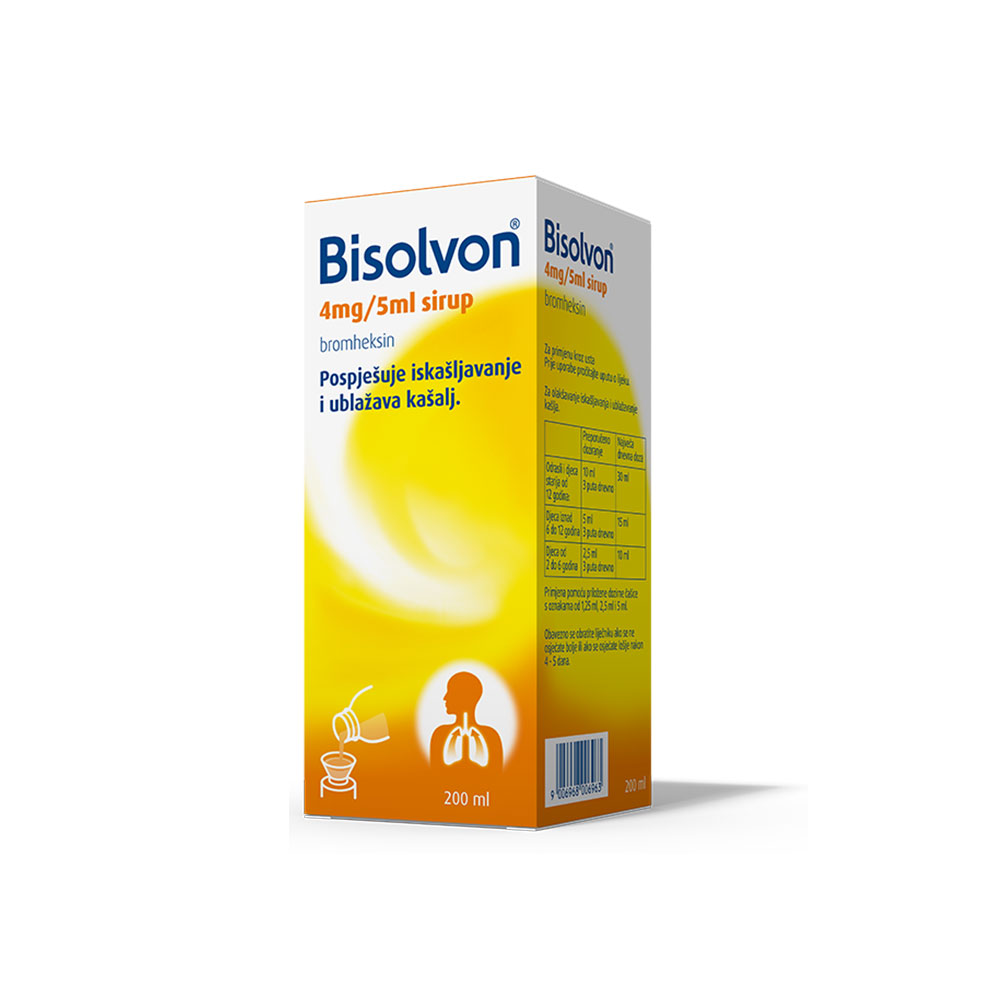 Bisolvon sirup 4 mg/5 ml
