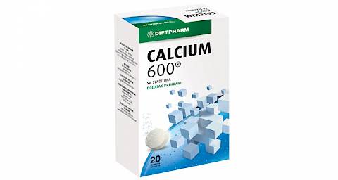 Calcium 600 šumeće tablete