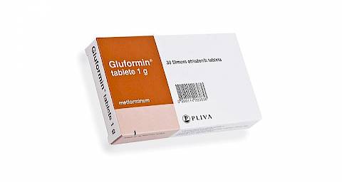 Gluformin 1 g filmom obložene tablete