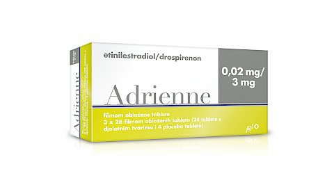 Adrienne 0,02 mg /3 mg filmom obložene tablete